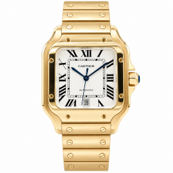 CARTIER SANTOS 18KT YG WGSA0029